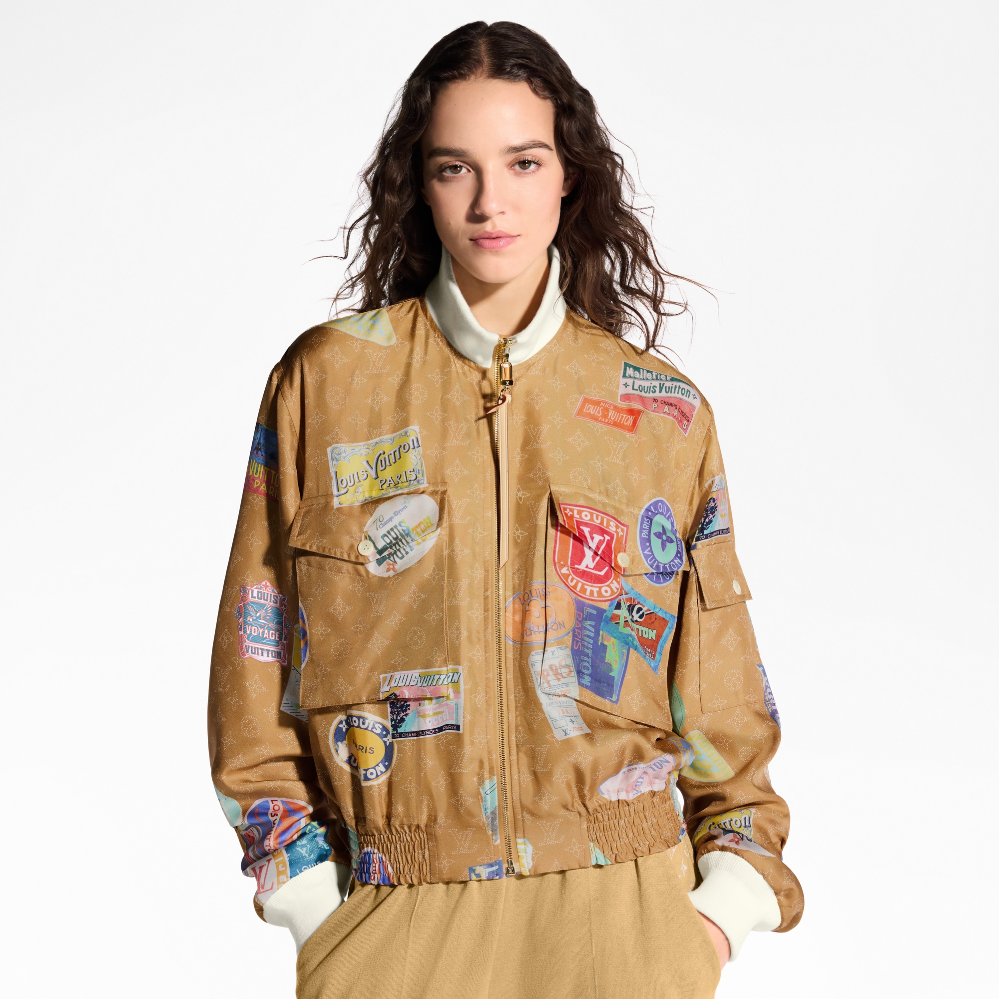 Travel Patch Bomber Jacket - Ready-to-Wear | LOUIS VUITTON Travel Patch Bomber Jacket - Ready-to-Wear | LOUIS VUITTON